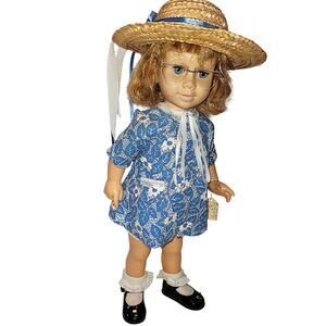 20" Vintage 1960's Mattel Strawberry Blonde Chatty Cathy Play Doll ~ No Voice